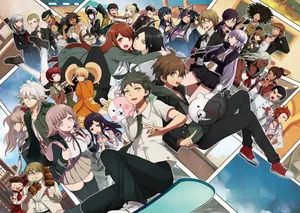 The Students Of Hope's Peak Academy Show Their Heroic Potential In Danganronpa: Trigger Happy Havoc Wallpaper