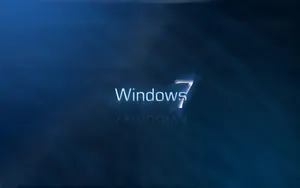 The Stunningly Stylish Windows 7 Dark Blue Desktop Wallpaper