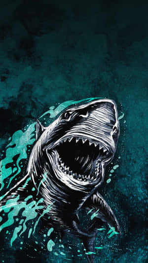 The Stylish And Powerful Shark Iphone Wallpaper