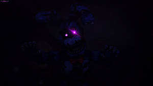 The Terrifying Nightmare Freddy From Five Nights At Freddy's Wallpaper
