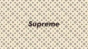The Ultimate Combination Of Luxury And Streetwear- Supreme Gucci. Wallpaper