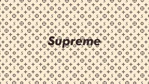 The Ultimate Combination Of Luxury And Streetwear- Supreme Gucci. Wallpaper