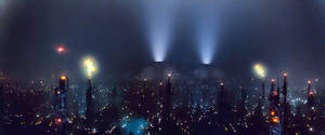 The Ultra-futuristic Cityscape Of Blade Runner Wallpaper