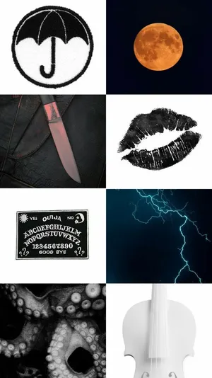The Umbrella Academy Mood Board Wallpaper