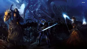 The Undead Army, Fueling The Everlasting Game Of Dungeons And Dragons Wallpaper