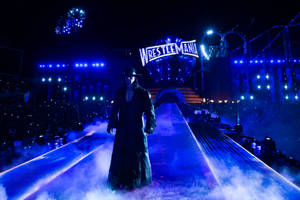 The Undertaker At Wrestlemania Wallpaper