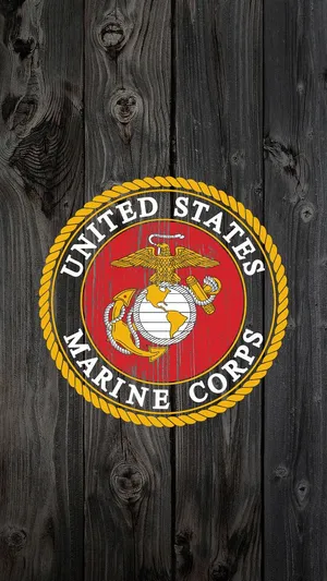 The United States Marine Corps Flag Emblem Wallpaper