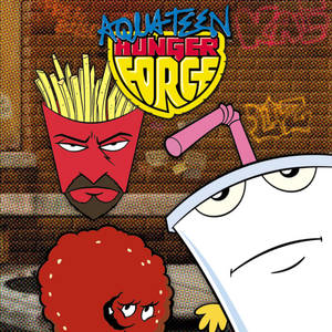 The Unstoppable Trio Of Aqua Teen Hunger Force Wallpaper