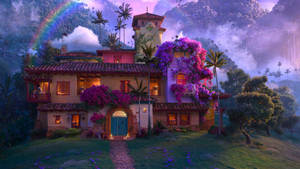 The Vibrant Casa Madrigal From Disney's Encanto Wallpaper