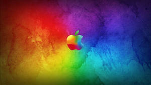 The Vibrant Colours Of The Apple Logo Wallpaper