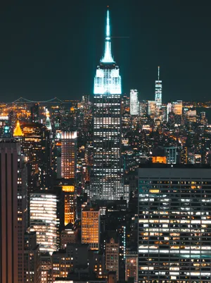 The View Of Midtown Manhattan From New York State Wallpaper