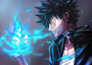 The Villainous Smirk Of Dabi Wallpaper
