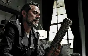 The Walking Dead's Negan Artwork Wallpaper