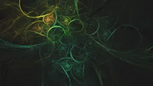 Thin 4k Green Fractal Wallpaper