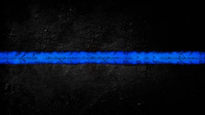 Thin Blue Line Symbolizing Respect For Law Enforcement Wallpaper
