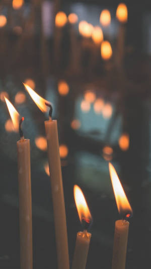 Thin Candles Wallpaper