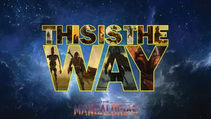 This Is The Way Galaxy Background Wallpaper