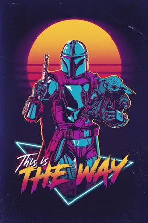 This Is The Way Synthwave Wallpaper