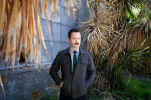 Thomas Lennon In An Outdoor Setting Wallpaper