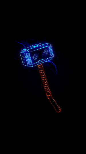 Thor Hammer 2k Amoled Wallpaper