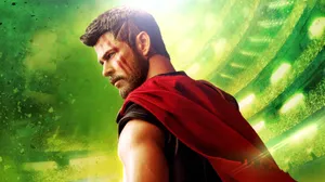 Thor Takes On Hela In The Epic Thor Ragnarok Movie Wallpaper