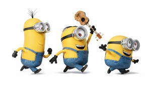 Three Minions Despicable Me 3 Wallpaper