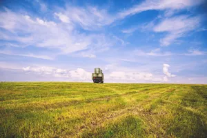 Thunderstorm Over The Ocean At Sunset Wallpaper