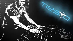 Tiesto Digitized Fan Art Wallpaper