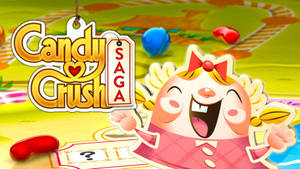 Tiffi Laughing Out Loud In Candy Crush Saga Wallpaper