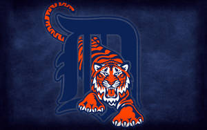 Tiger In Detroit Tigers Logo Wallpaper