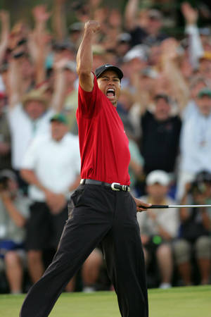 Tiger Woods Masters Sweaty Wallpaper