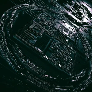 Tilt-shift Processor Chip Wallpaper