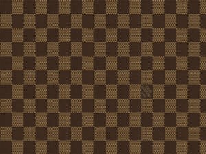 Timeless Style - Louis Vuitton Vintage Checkered Wallpaper