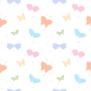 Tiny And Colorful Pastel Butterflies Wallpaper