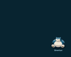 Tiny Blue Snorlax Wallpaper