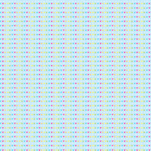 Tiny Rainbow Heart Pattern Wallpaper
