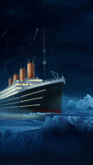 Titanic In Glaciers Wallpaper