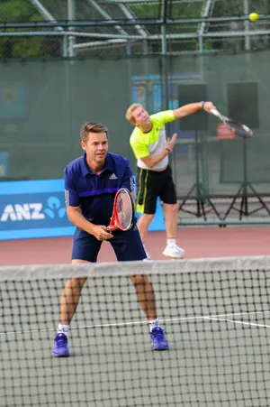 Todd Woodbridge During Friendlies Wallpaper