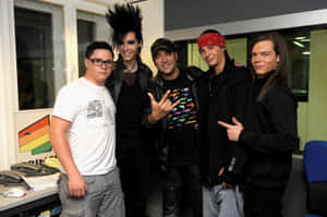 Tokio Hotel Band Members Studio Visit Wallpaper