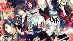 Tokyo Ghoul Characters Anime Fan Art Wallpaper