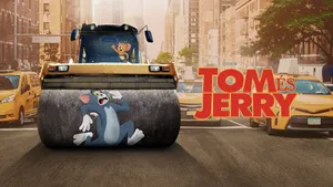 Tom And Jerry 4k Road Roller Wallpaper