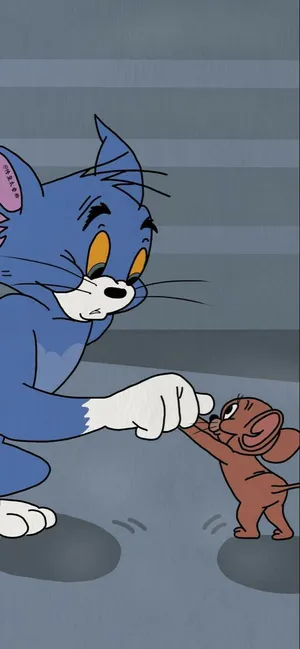 Tom And Jerry Cute Shake Wallpaper