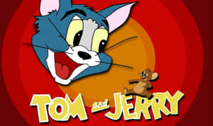 Tom And Jerry In A Funny Race Wallpaper