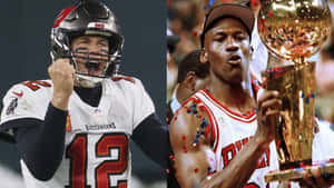 Tom Brady - The Greatest Of All Time (g.o.a.t) Wallpaper