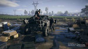 Tom Clancy's Ghost Recon Car Wallpaper