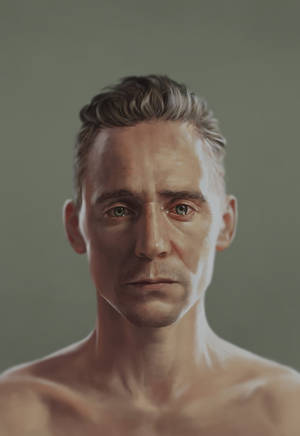 Tom Hiddleston Painting Wallpaper