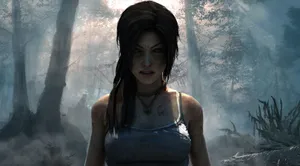Tomb Raider 9 Lara Croft In Jungle Wallpaper
