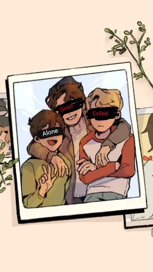 Tommy And Turbo Polaroid Wallpaper