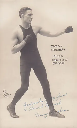 Tommy Loughran In Black Athletic Wear Wallpaper