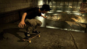 Tony Hawk Skater Hd Indoor Crouch Wallpaper